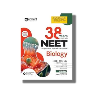 NERT 38 Years Chapterwise Topicwise Solutions Biology Years 2025-1988 2025-26 Edition | Book Paperback (Parul Goel) Code C098