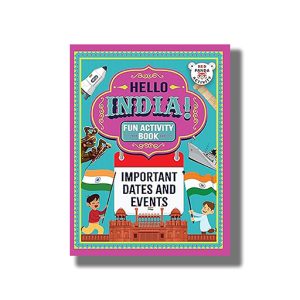 Hello India! Fun India Activity Book | Important Dates and Events | Book Paperback (Red Panda)