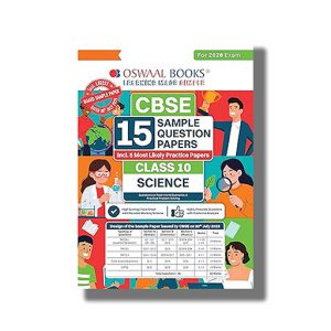 Oswaal CBSE 15 Sample Question Papers Science Class 10 2025-26 Edition | Book Paperback