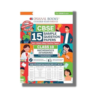 Oswaal CBSE 15 Sample Question Papers Mathematics Standard Class 10 2026 Edition | Book Paperback (Oswaal)