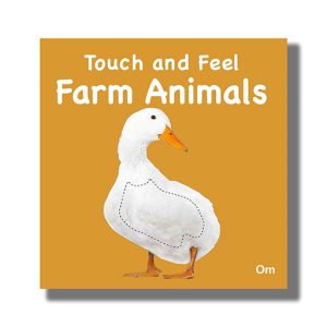 Touch and Feel Farm Animals | Board Book (Om Kidz)