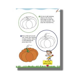 How To Draw Vegetables Step By Step | Book Paperback (Om Kidz)