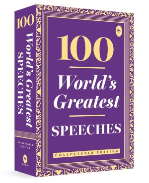 100 Worlds Greatest Speeches | Collectable Edition Book Paperback (Fingerprint)
