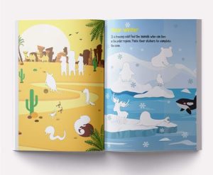 My First Animal Sticker Book | Book Paperback (Wonder House Book)