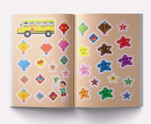 My First Shapes And Colours Sticker Book | Book Paperback (Wonder House Book)