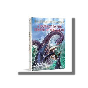 Journey To The Center of The Earth | Illustrated Abridged Children Classics | Book Hardcover (Wonder House) Jules Verne