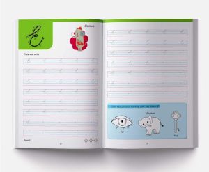 Cursive Handwriting | Capital Letters Practice Workbook For Children Book Paperback (Wonder House Book)