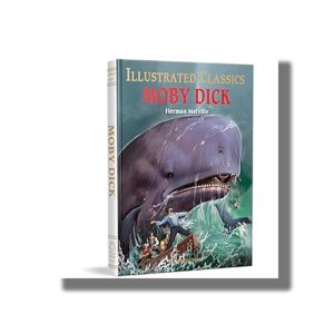 Moby Dick | Illustrated Abridged Children Classics | Book Hardcover (Wonder House) Herman Melville