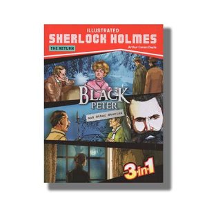 Illustrated Return Sherlock Holmes The Black Peter And Other Stories 3 In 1 | Book Paperback (Shree) Sir Arthur Conan Doyle