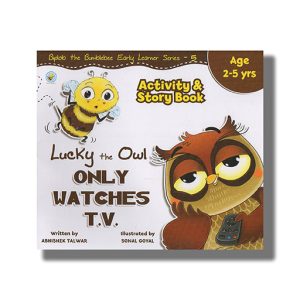 Lucky The Owl Only Watches Tv Activity & Story Book 5 | Age 2 To 5 Years | Book Paperback (Abhishek Talwar)