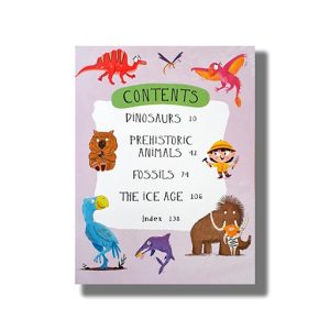 My Curious Encyclopedia Dinosaurs & Prehistoric Life | Book Hardcover (Miles Kelly)