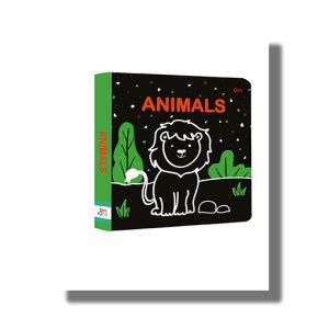 Animals High Contrast | Board Book (Om Kidz)