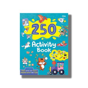 Activity Books 250 Activity Book- 1 Mazes Dot To Dot  Spot The Difference And Matching Fun Early | Book Paperback (Om Kidz)
