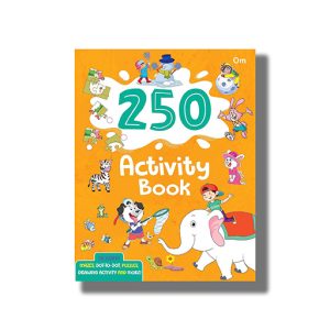 250 Activity Book 3 Mazes Dot to Dot Spot The Difference And Matching Fun Early | Book Paperback (Om Kidz)