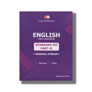 Camp English Comprehensive Study Book Paperback Vol 2 Class 12 General Stream | Flamingo / Vistas (Jacqueline Chinai)