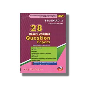 Vraj 28 Result Oriented Question Papers Class 11 Commerce Stream Annual Exam English Medium 2025 Edition | Book Paperback (Vraj)