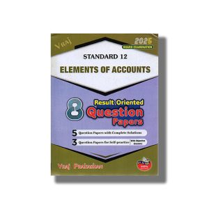 Result Oriented 8 Paper Set Elements Of Accounts Class 12 2024-25 Edition English Medium | Book Paperback (Vraj)