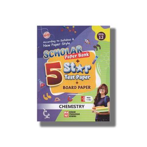Kumar Scholar Paperbank + 5 Star Test Papers + Board Papers Chemistry Class 12 2025-26 Edition English Medium | Book Paperback