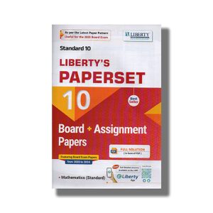 Liberty Paperset Mathematics (Standard) 10 Board + Assignment Papers English Medium Class 10 | Book Paperback