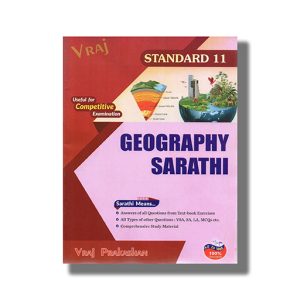 Vraj Geography Sarathi Class 11 Arts English Medium 2024-25 Edition | Book Paperback Code Se41118
