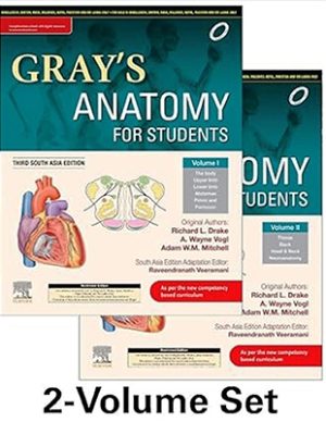 Grays Anatomy for Students Vol 1 & 2 South Asia 3th Edition | Book Paperback (Richard L Drake)