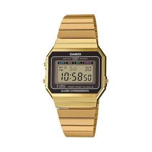 Casio Vintage Series Digital Gold Dial Unisex Mens Adult Watch A700WG-9ADF (D198)