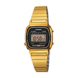 Casio Vintage Gold Digital Watch Mens LA670WGA-1DF (D124)