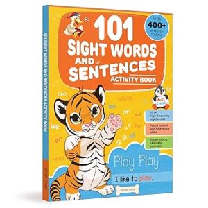 101 Sight Words and Sentences | Activity Book for Children | Book Paperback (Wonder House Book)