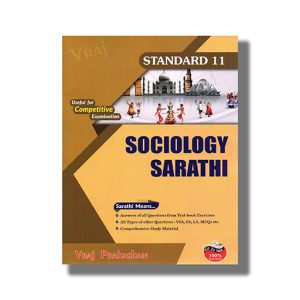 Vraj Sociology Sarathi Class11 Arts English Medium 2026-25 Edition | Book Paperback Code Se41107
