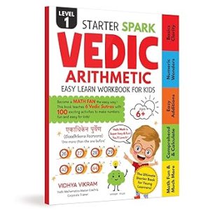 Starter Spark Vedic Arithmetic: Easy Learn Workbook For Kids | Book Paperback (Vidhya Vikram)